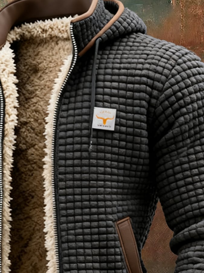 Veste Homme Chaude d’Hiver – Isolation Thermique et Protection Coupe-Vent