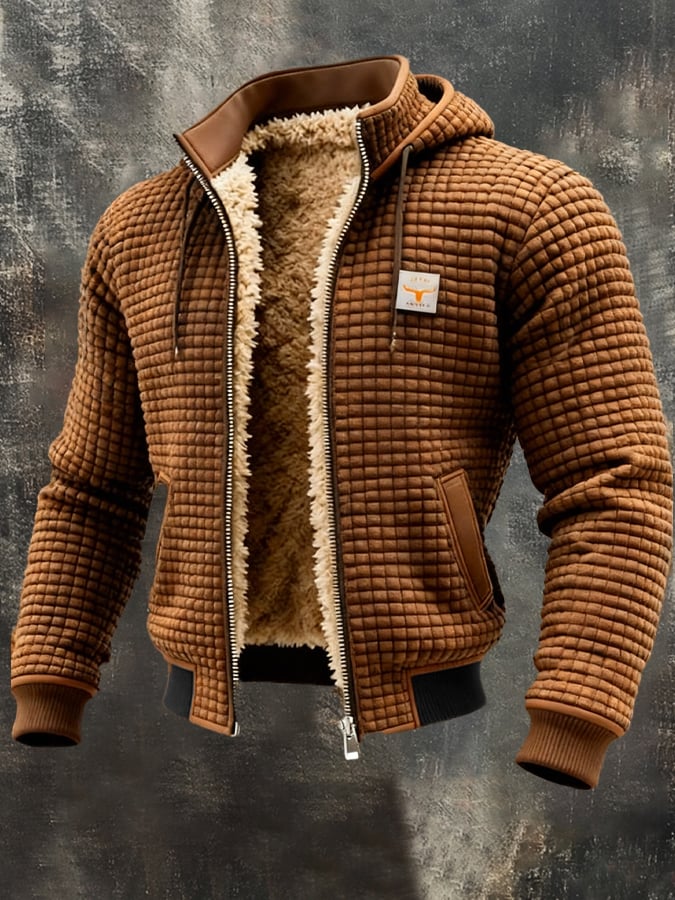 Veste Homme Chaude d’Hiver – Isolation Thermique et Protection Coupe-Vent