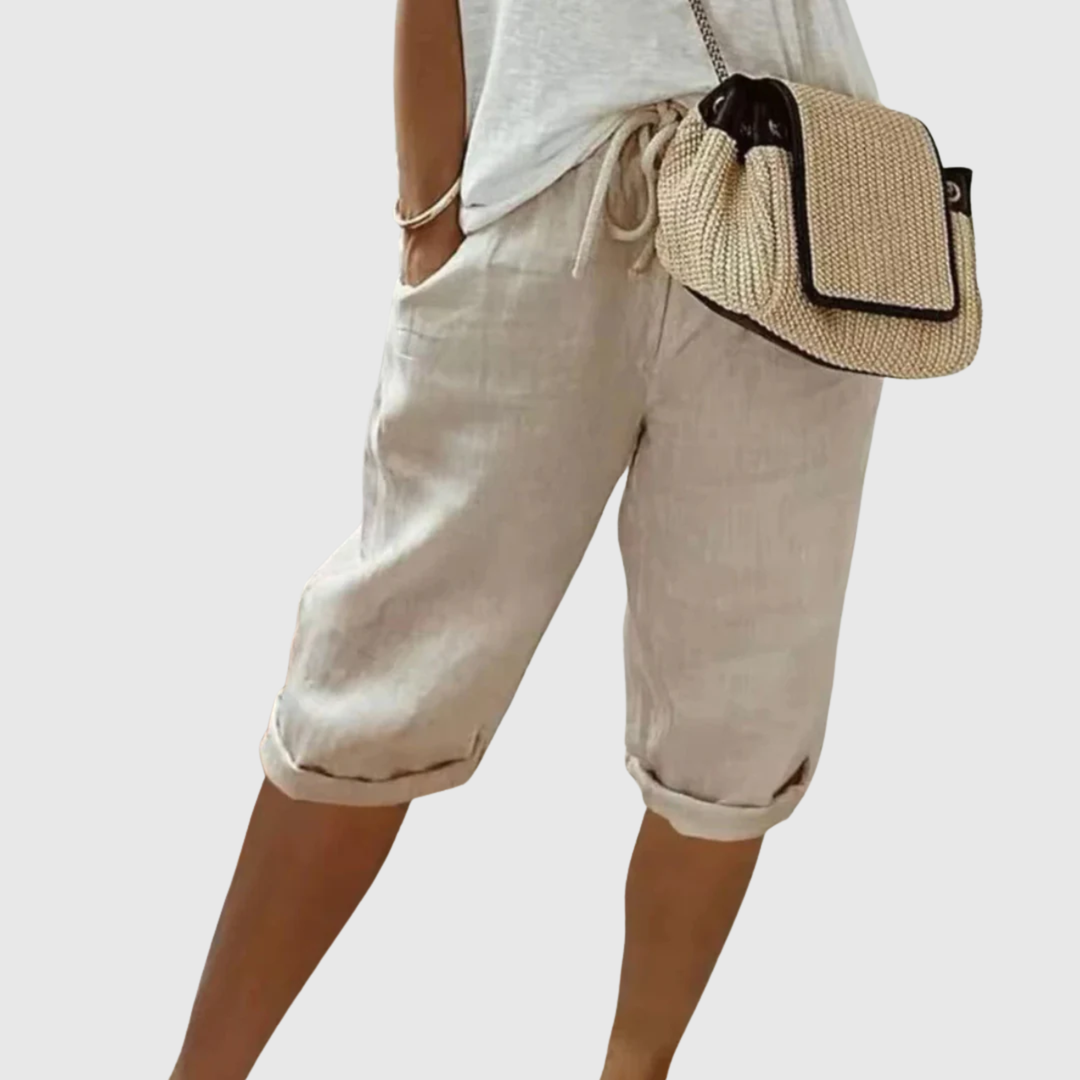 DEALCROIX | Shorts Capri à Cordon Camille