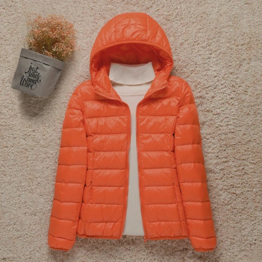 Veste Matelassée Légère Femme Avec Capuche Fonctionnelle Pour Usage Quotidien