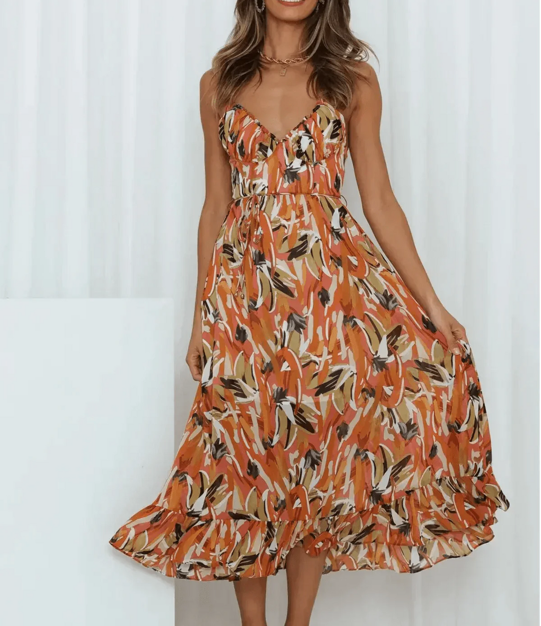 DELACROIX | Robe Midi Éclat Coloré