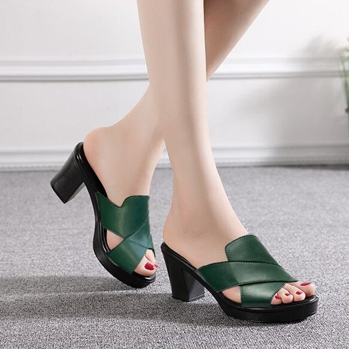Sandales Femme Orthopédiques Élégantes à Talon Confortable