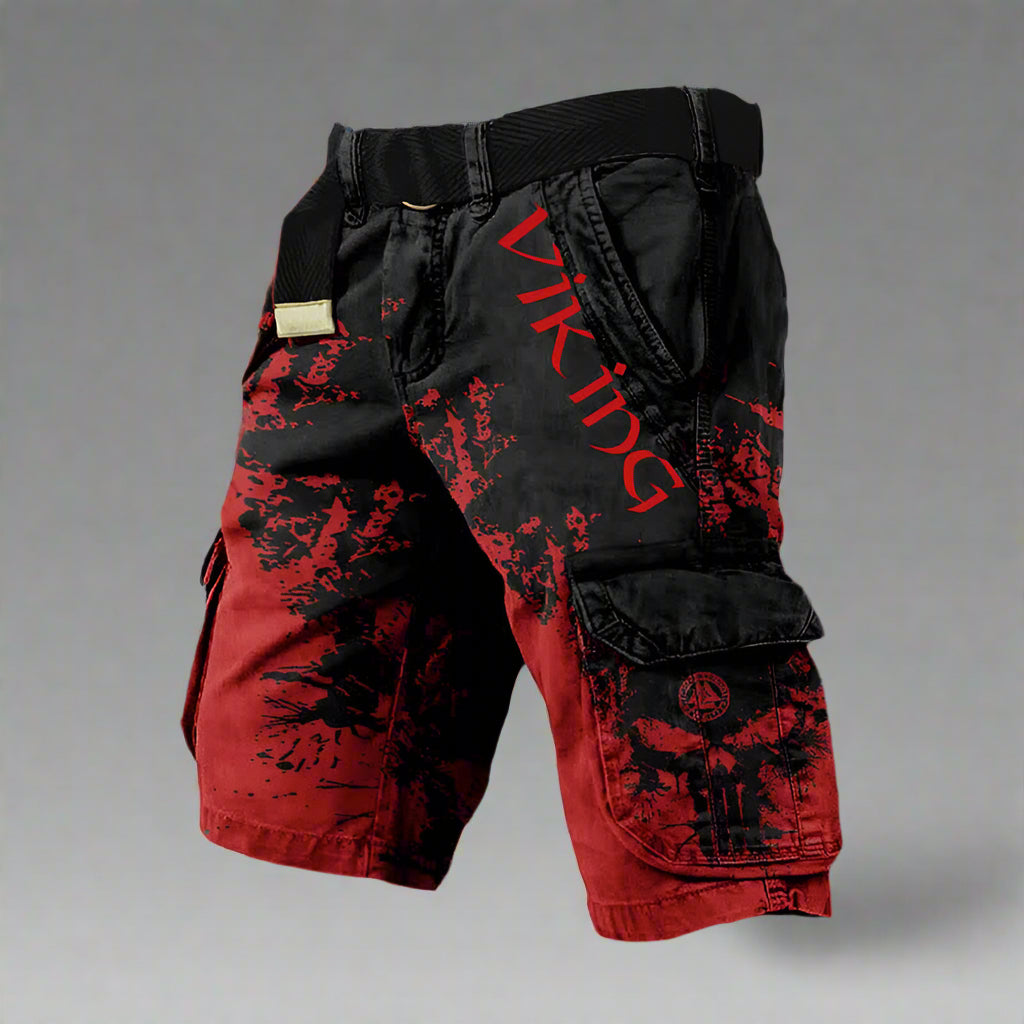 Short cargo confortable pour homme – Style viking et utilitaire