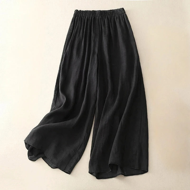 DELACROIX | PANTALONS EN LIN ÉLÉGANTS