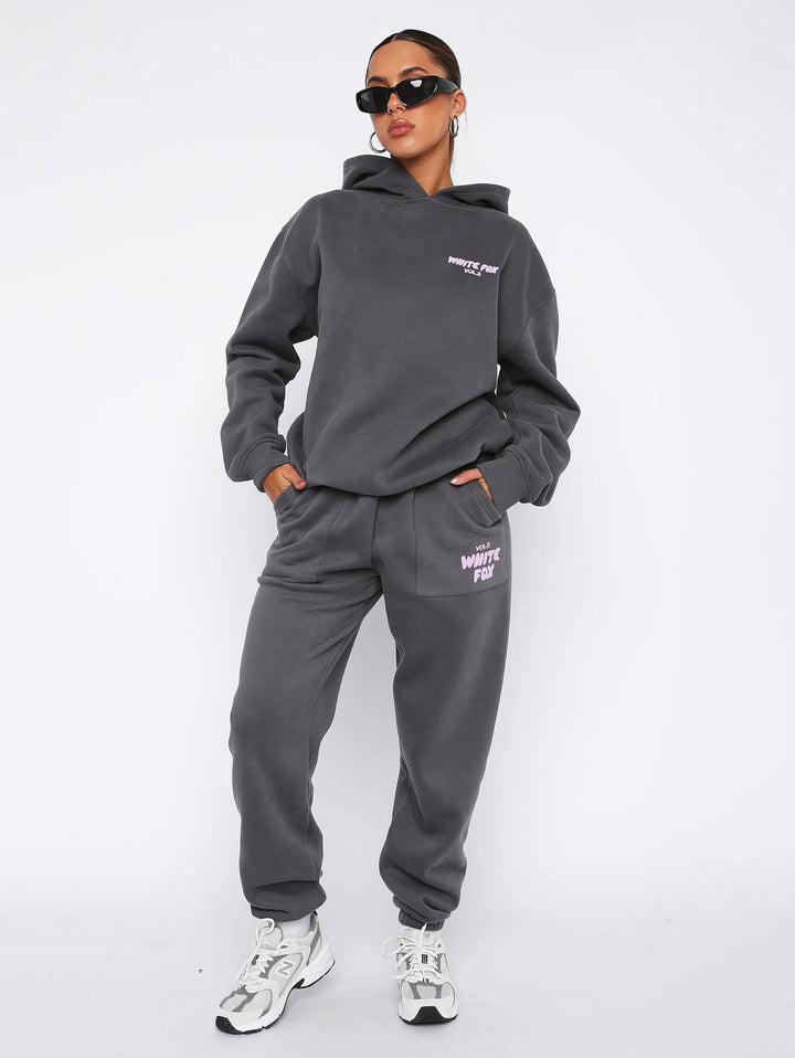 Ensemble Jogging Femme Oversize Hoodie &amp; Pantalon Confort