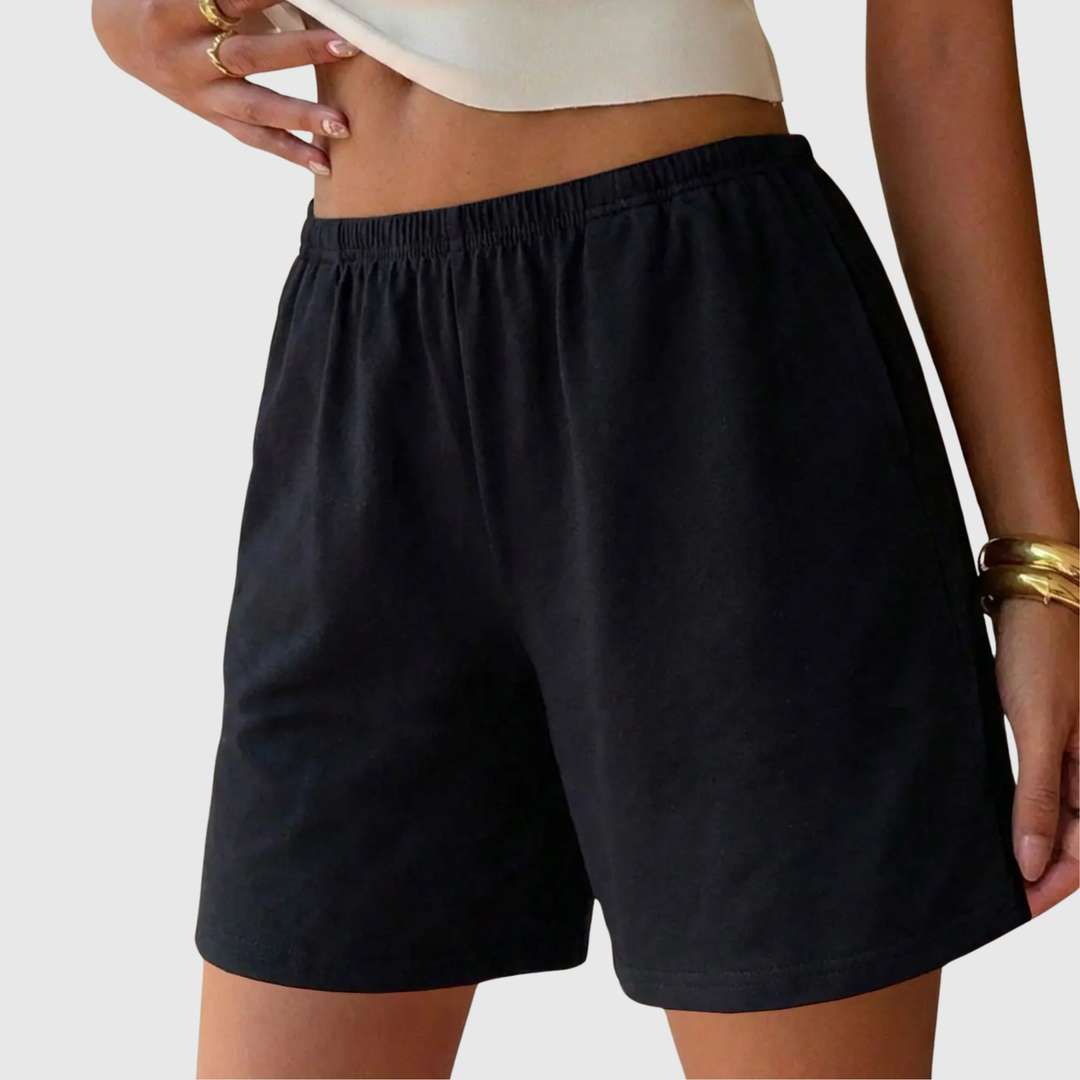 DELACROIX | Short Casual Respirant Taille Haute Mila