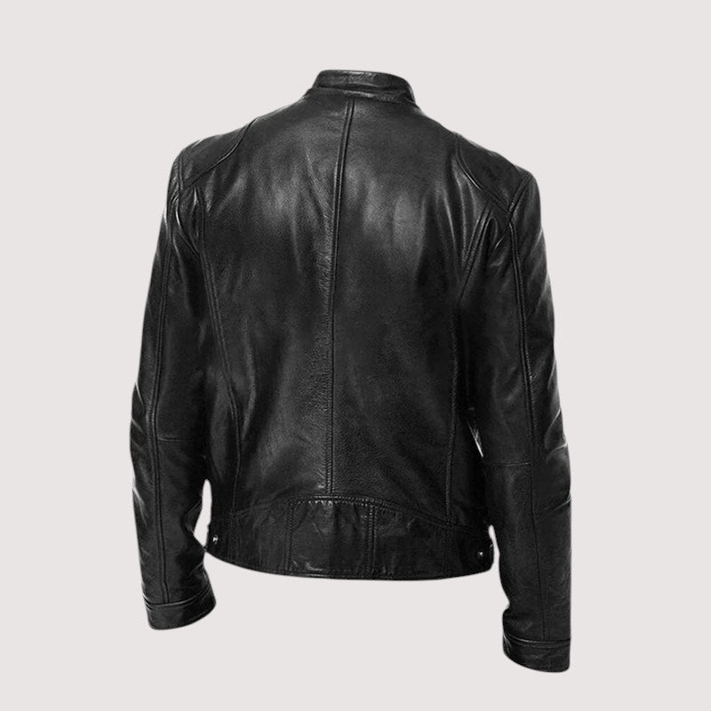Veste en Cuir Élégante pour Homme – Cuir Véritable, Style Intemporel, Confort Toutes Saisons