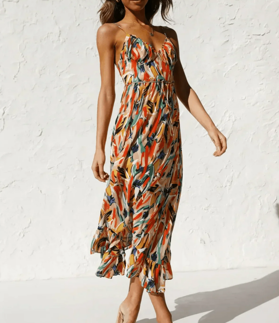 DELACROIX | Robe Midi Éclat Coloré