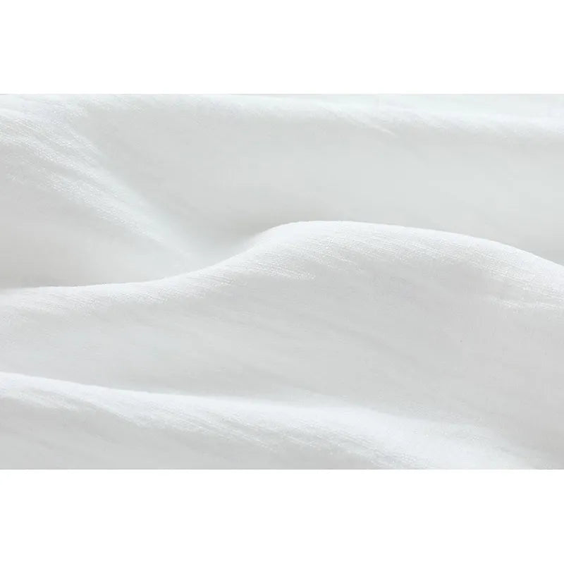 Robe longue femme ample à col fendu et boutons décoratifs