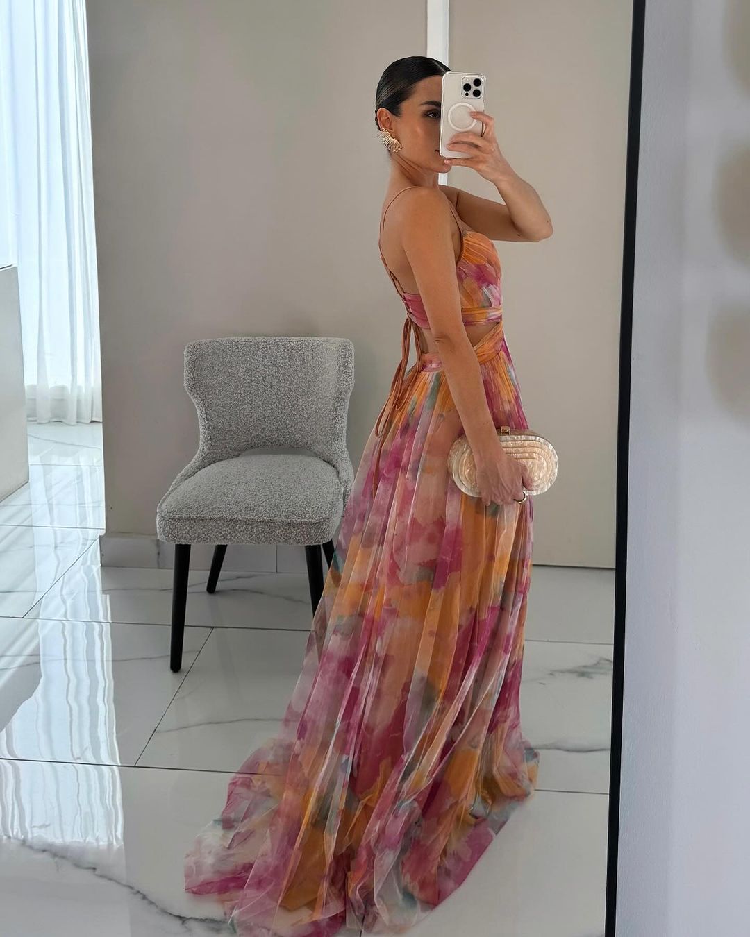 DELACROIX | Robe Maxi Élégance Florale
