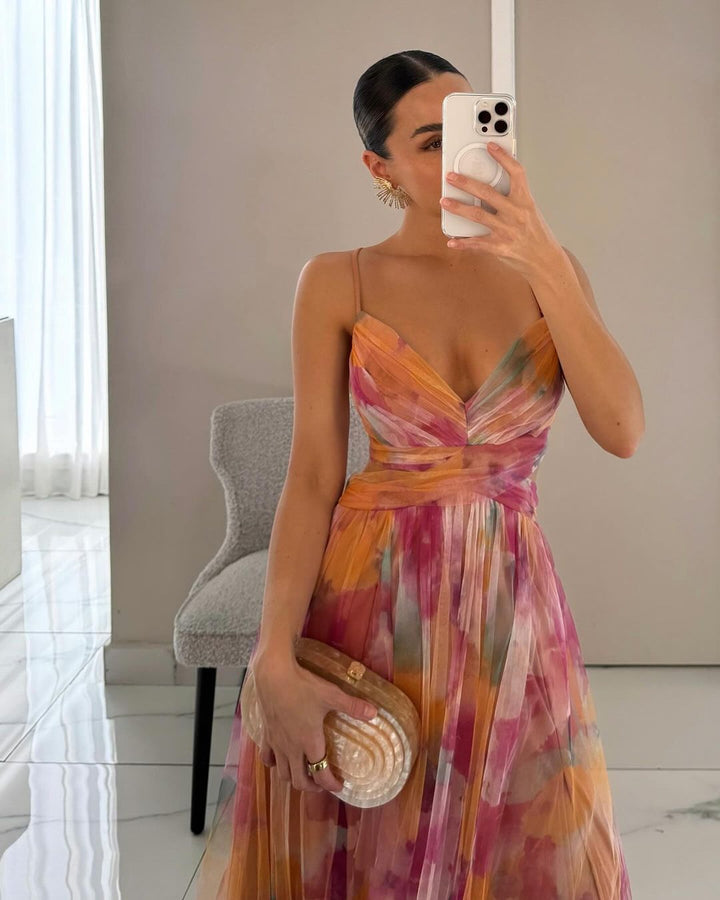 DELACROIX | Robe Maxi Élégance Florale