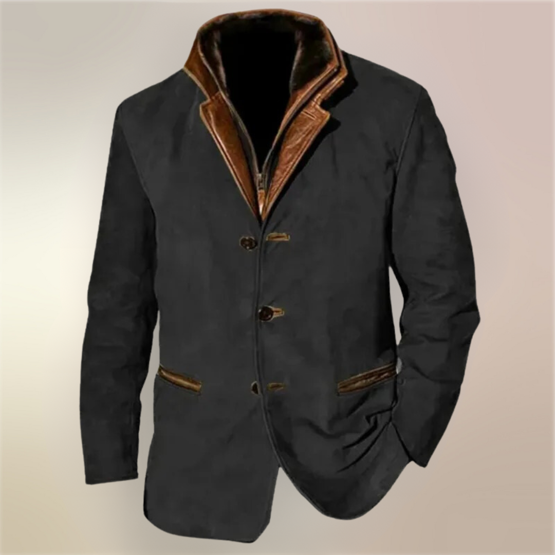 Veste Homme en Mélange de Laine – Chaleur, Confort et Élégance