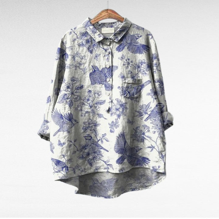 DELACROIX | Blouses Élégantes à Fleurs Lucie (1+1 OFFERT)