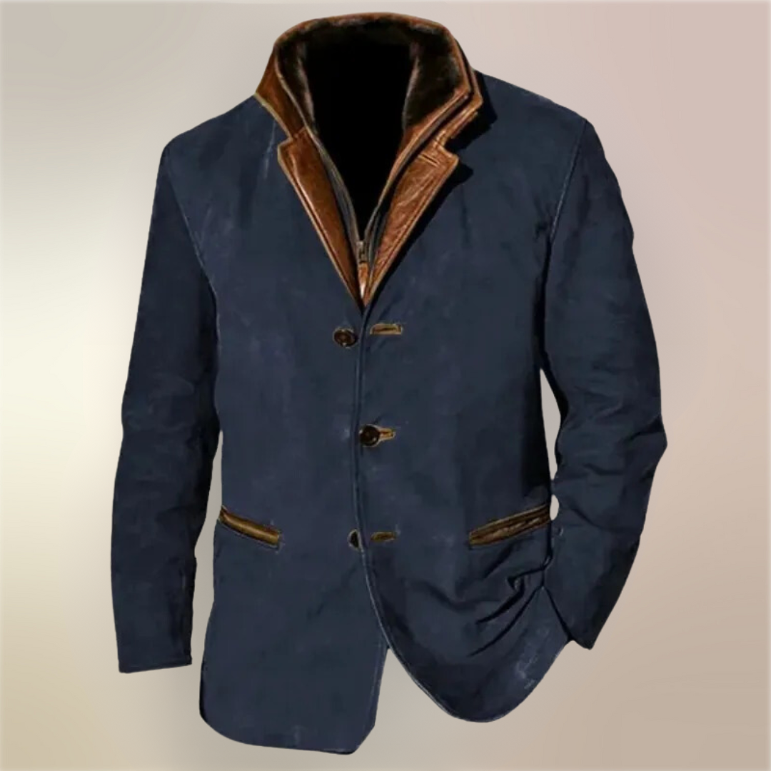 Veste Homme en Mélange de Laine – Chaleur, Confort et Élégance