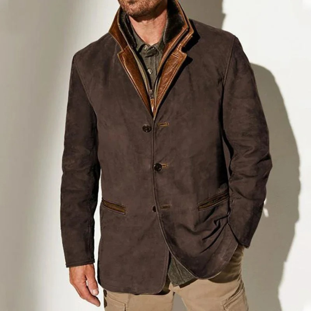 Veste Homme en Mélange de Laine – Chaleur, Confort et Élégance