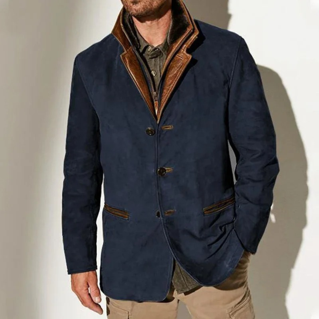 Veste Homme en Mélange de Laine – Chaleur, Confort et Élégance