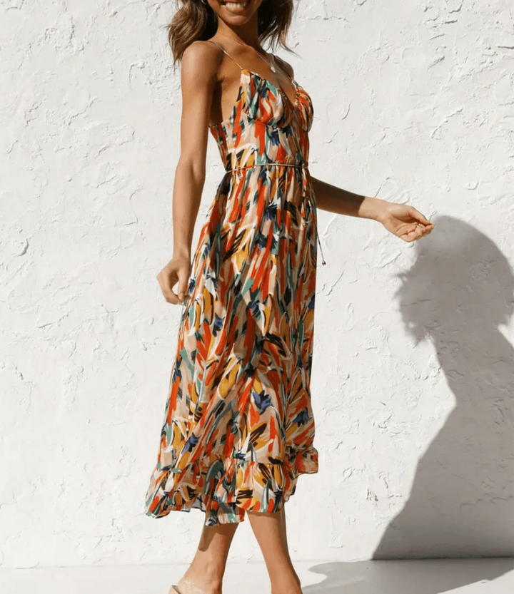 DELACROIX | Robe Midi Éclat Coloré