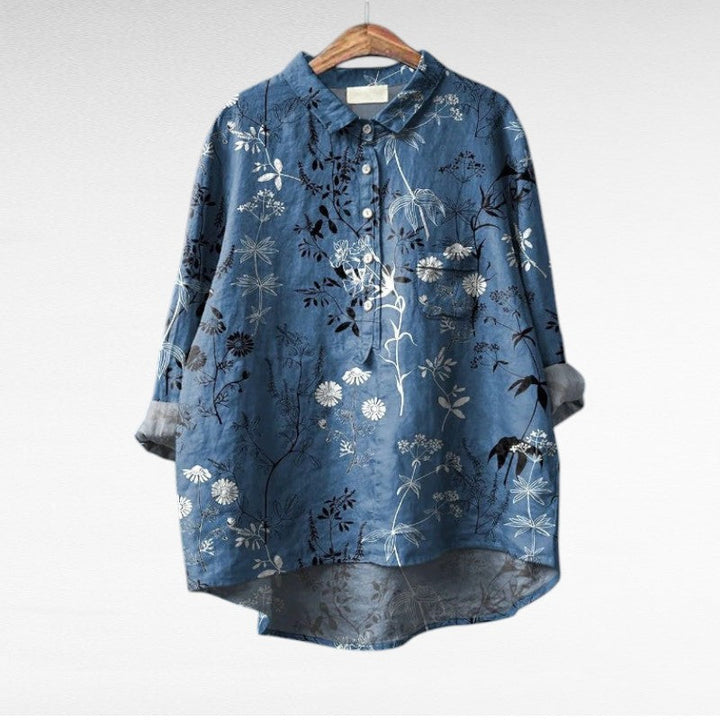 DELACROIX | Blouses Élégantes à Fleurs Lucie (1+1 OFFERT)