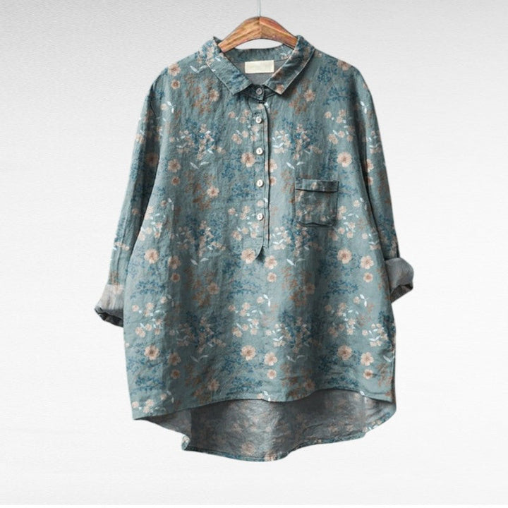 DELACROIX | Blouses Élégantes à Fleurs Lucie (1+1 OFFERT)
