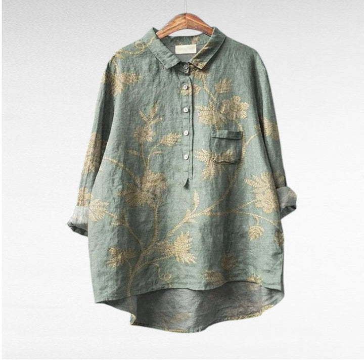 DELACROIX | Blouses Élégantes à Fleurs Lucie (1+1 OFFERT)