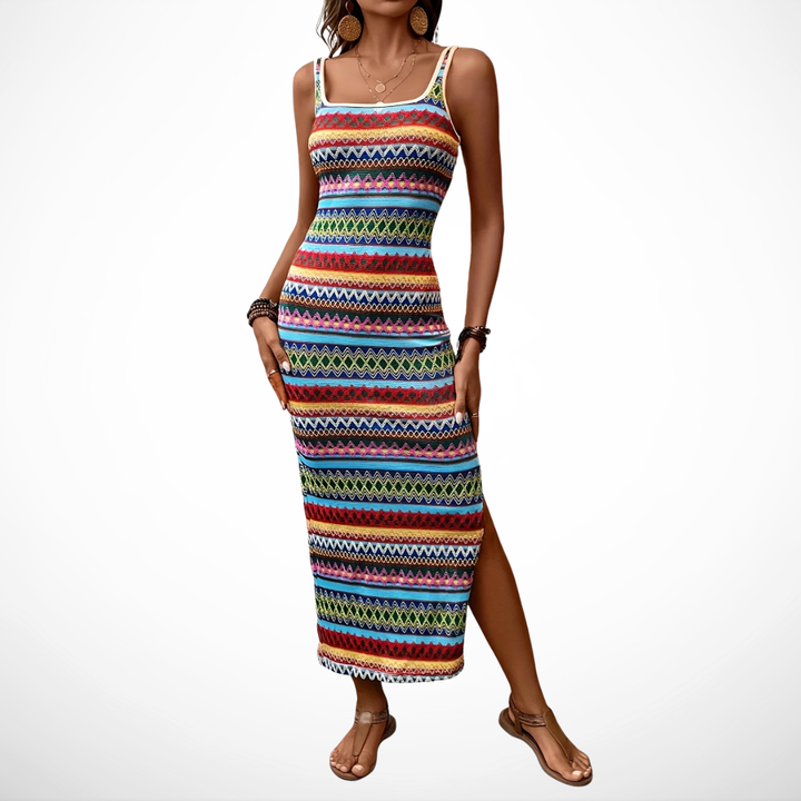 DELACROIX | Robe Longue Bohème Colorée Maya