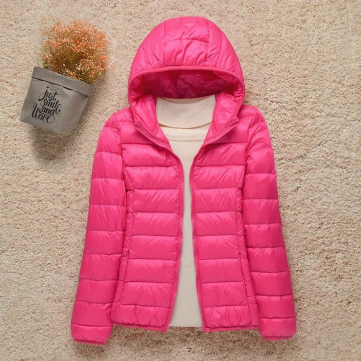 Veste Matelassée Légère Femme Avec Capuche Fonctionnelle Pour Usage Quotidien
