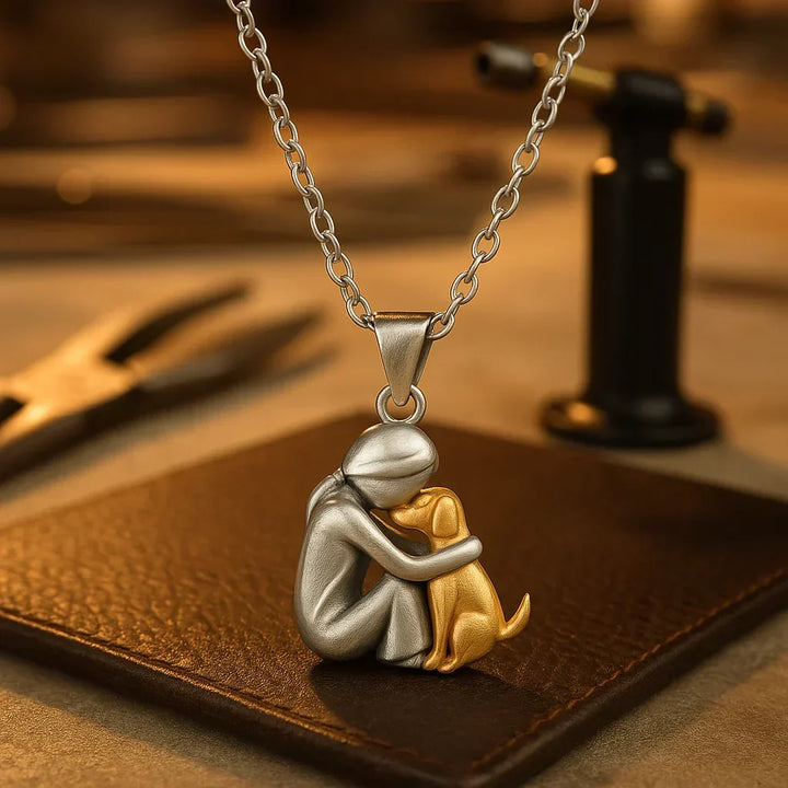 Collier design pour amoureux des chiens – bijou élégant et symbolique