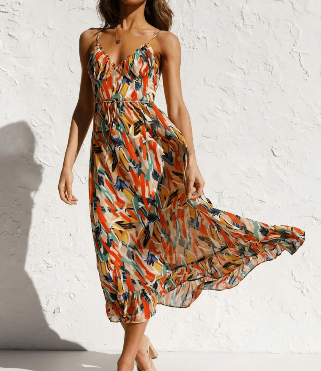 DELACROIX | Robe Midi Éclat Coloré