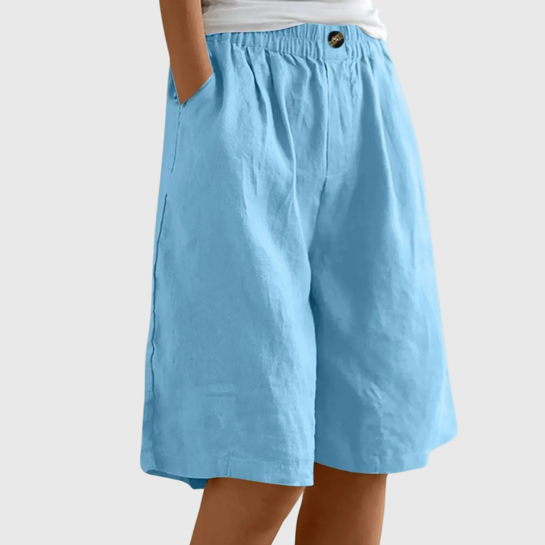 DELACROIX | Shorts Amples Taille Élastique Marie