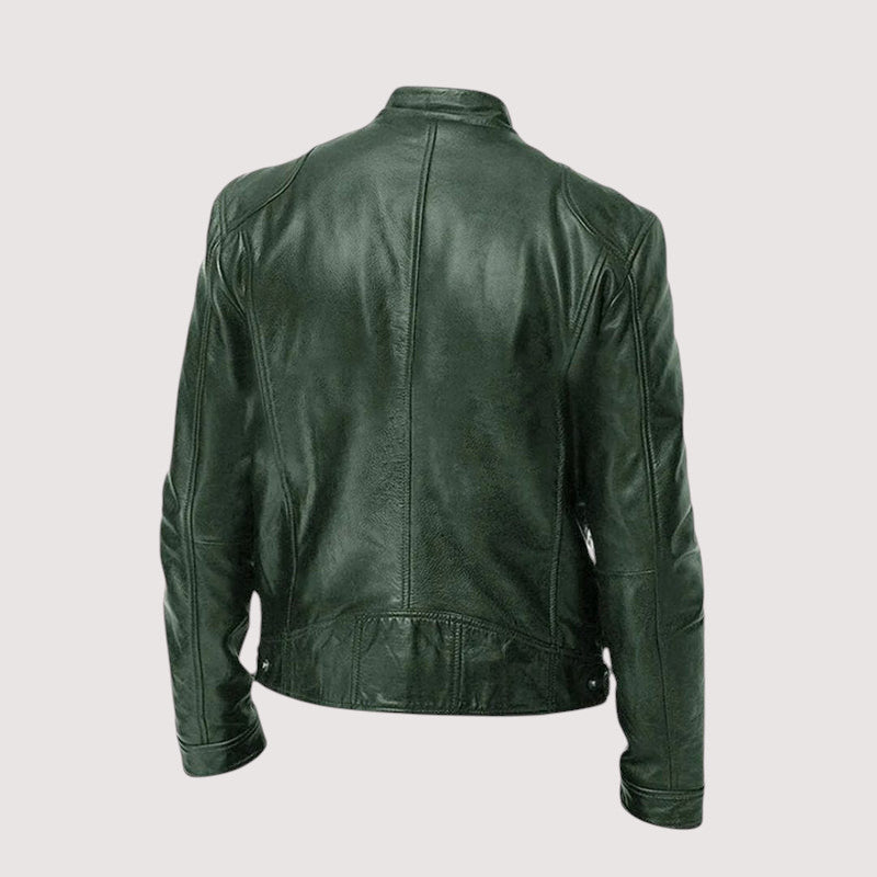 Veste en Cuir Élégante pour Homme – Cuir Véritable, Style Intemporel, Confort Toutes Saisons