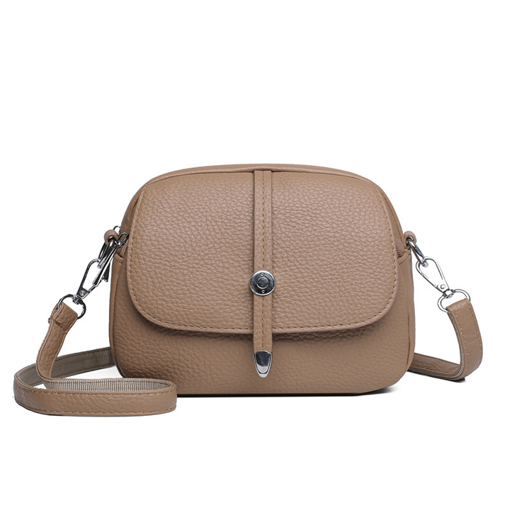 Sac bandoulière compact en similicuir souple – Élégant, léger et polyvalent