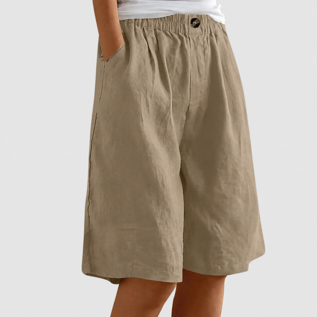 DELACROIX | Shorts Amples Taille Élastique Marie