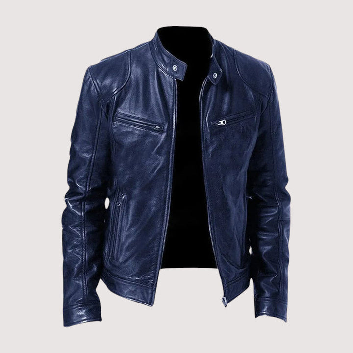Veste en Cuir Élégante pour Homme – Cuir Véritable, Style Intemporel, Confort Toutes Saisons