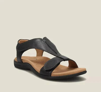 Sandales en Cuir à Brides Ajustables – Confort Ergonomique Estival