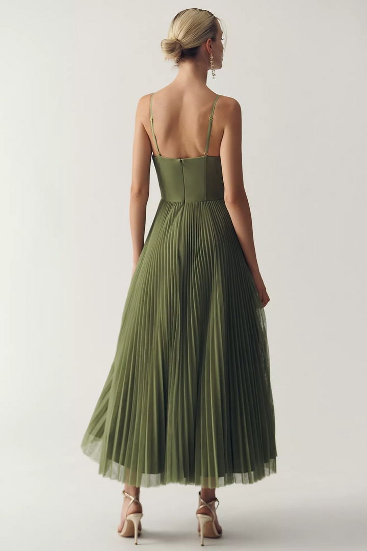 Tamara -  Robe midi corset élégante