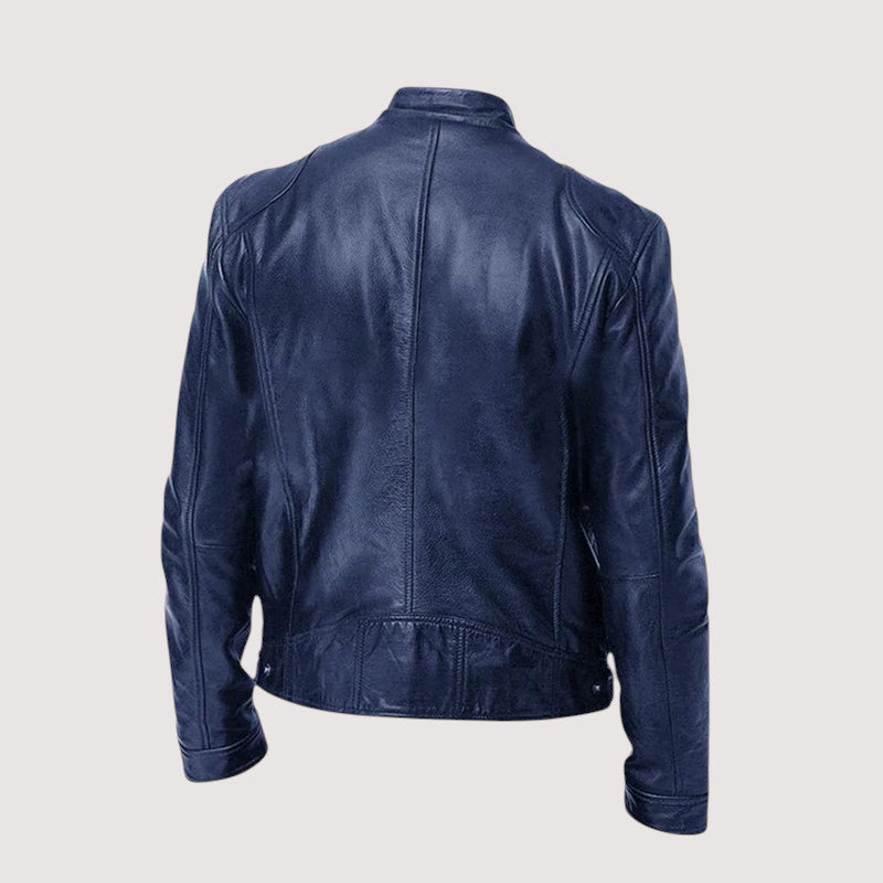 Veste en Cuir Élégante pour Homme – Cuir Véritable, Style Intemporel, Confort Toutes Saisons