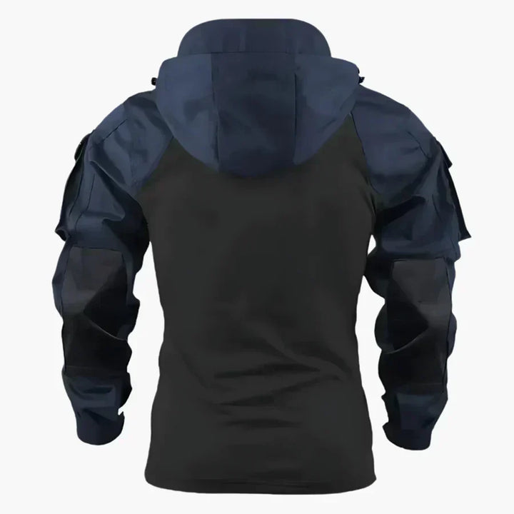 Sweat homme tactique à capuche avec manches camouflage
