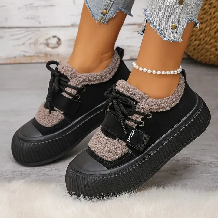 Baskets d’Hiver Femme Chaudes – Confort, Style et Adhérence