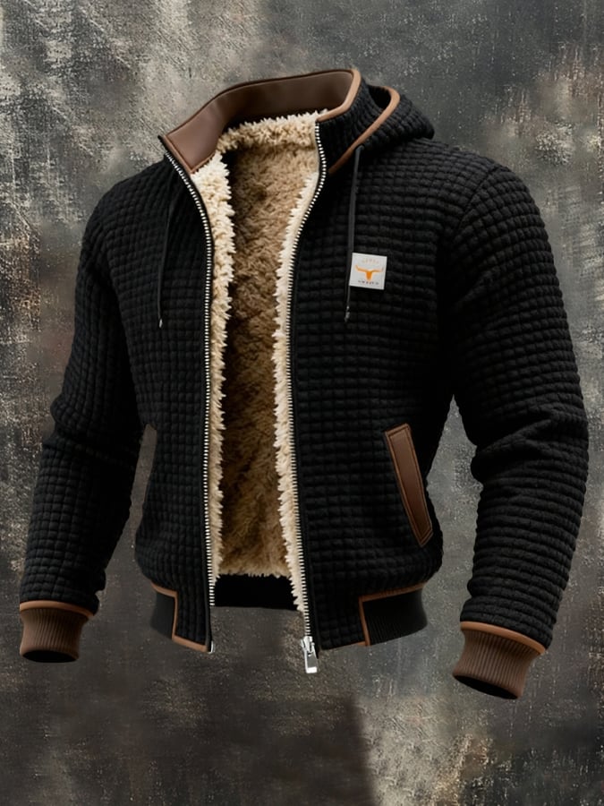 Veste Homme Chaude d’Hiver – Isolation Thermique et Protection Coupe-Vent