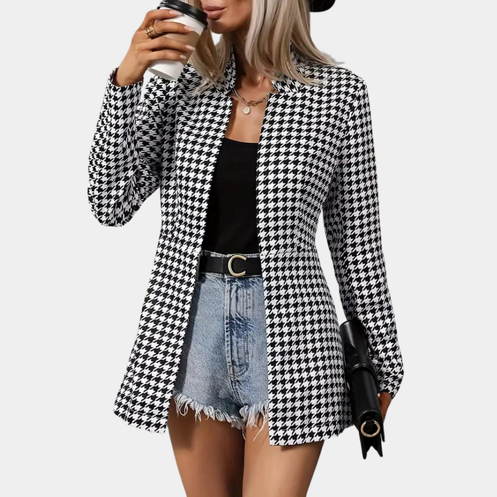 Blazer Élégant Femme  Coupe Structurée &amp; Charme Intemporel