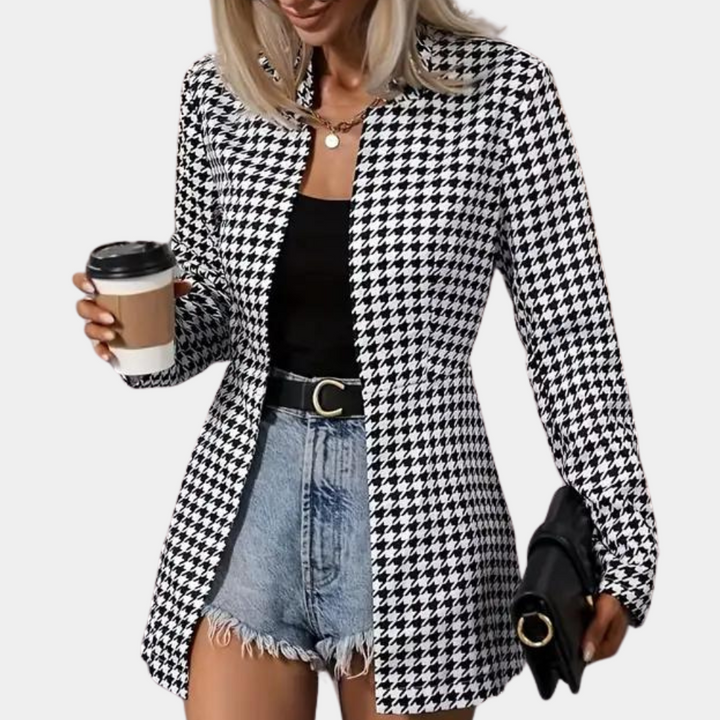 Blazer Élégant Femme  Coupe Structurée &amp; Charme Intemporel