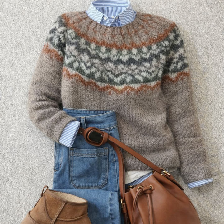 Pull Jacquard Nordique