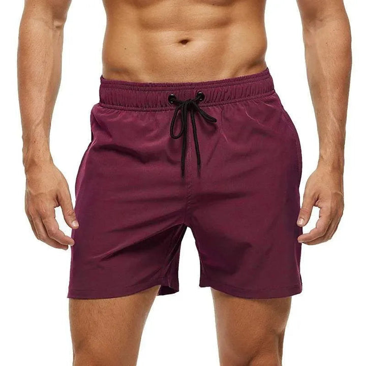 Short de bain homme sportif à séchage rapide et taille ajustable