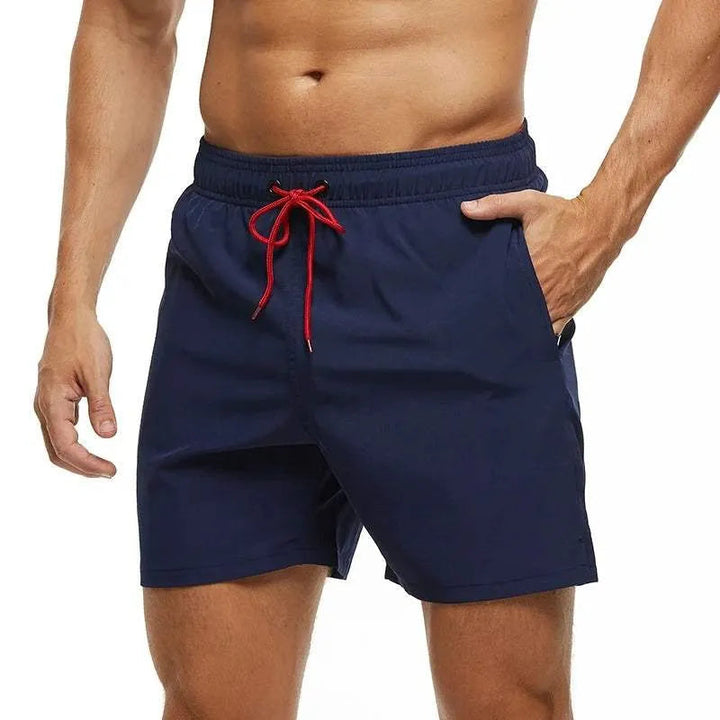 Short de bain homme sportif à séchage rapide et taille ajustable