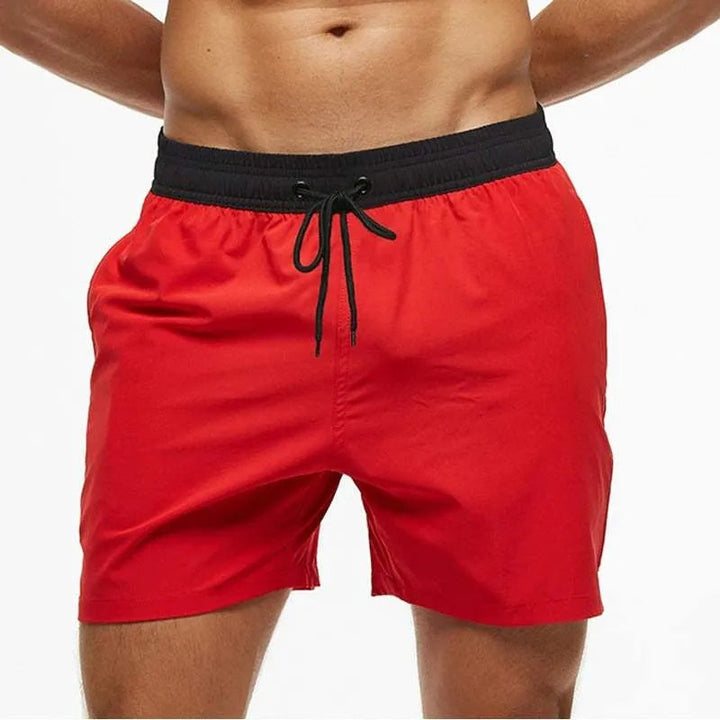 Short de bain homme sportif à séchage rapide et taille ajustable