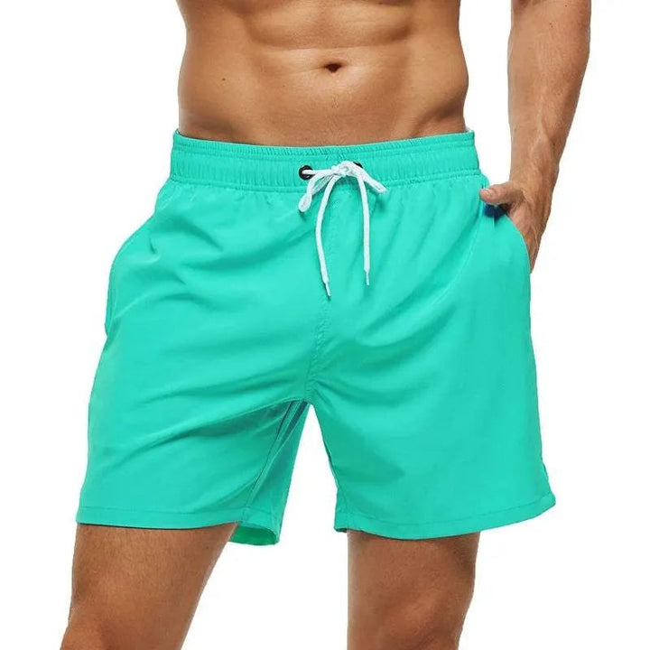 Short de bain homme sportif à séchage rapide et taille ajustable