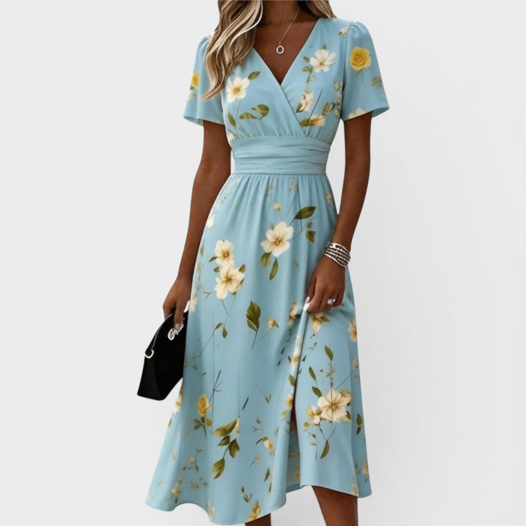 DELACROIX | Robe Élégante Florale Élina
