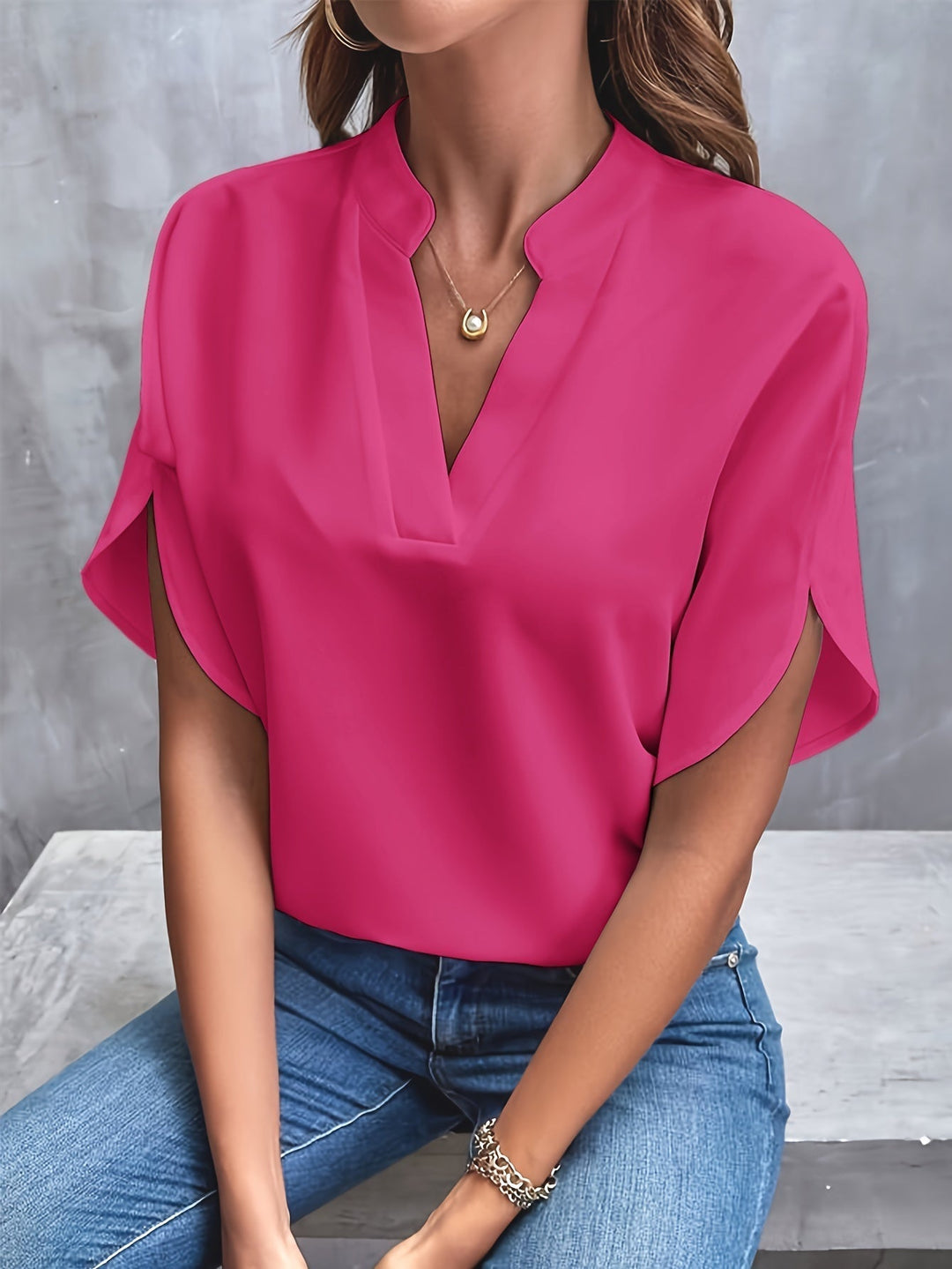 DELACROIX | Blouse Élégante en Tissu Léger pour Femmes