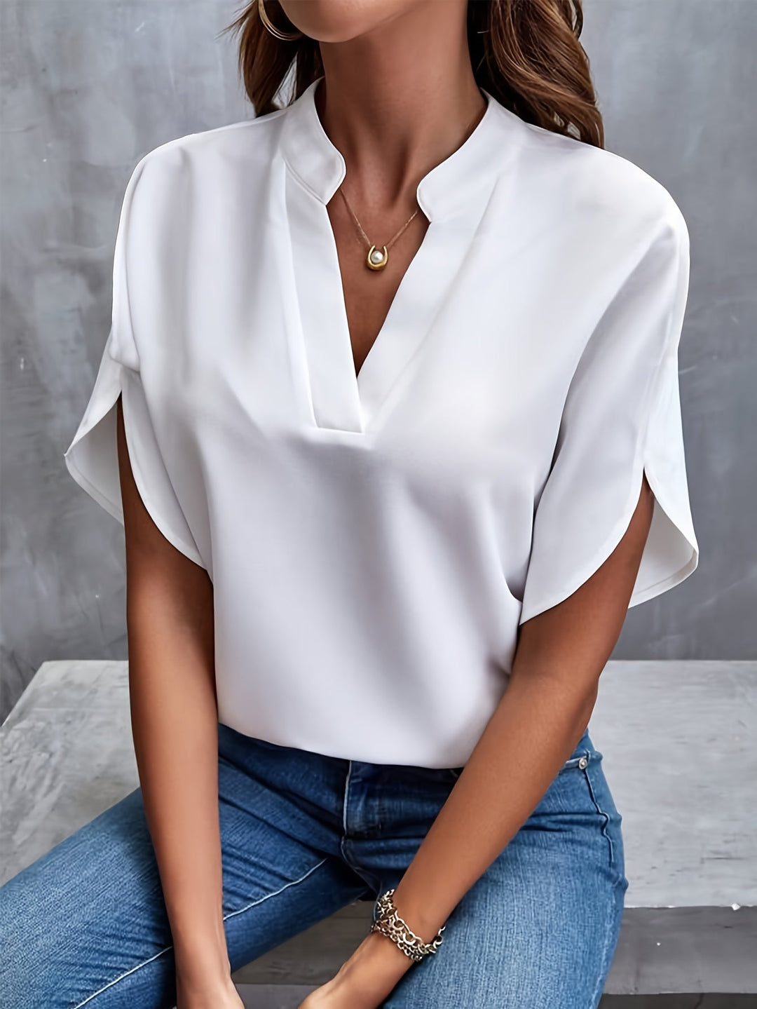 DELACROIX | Blouse Élégante en Tissu Léger pour Femmes