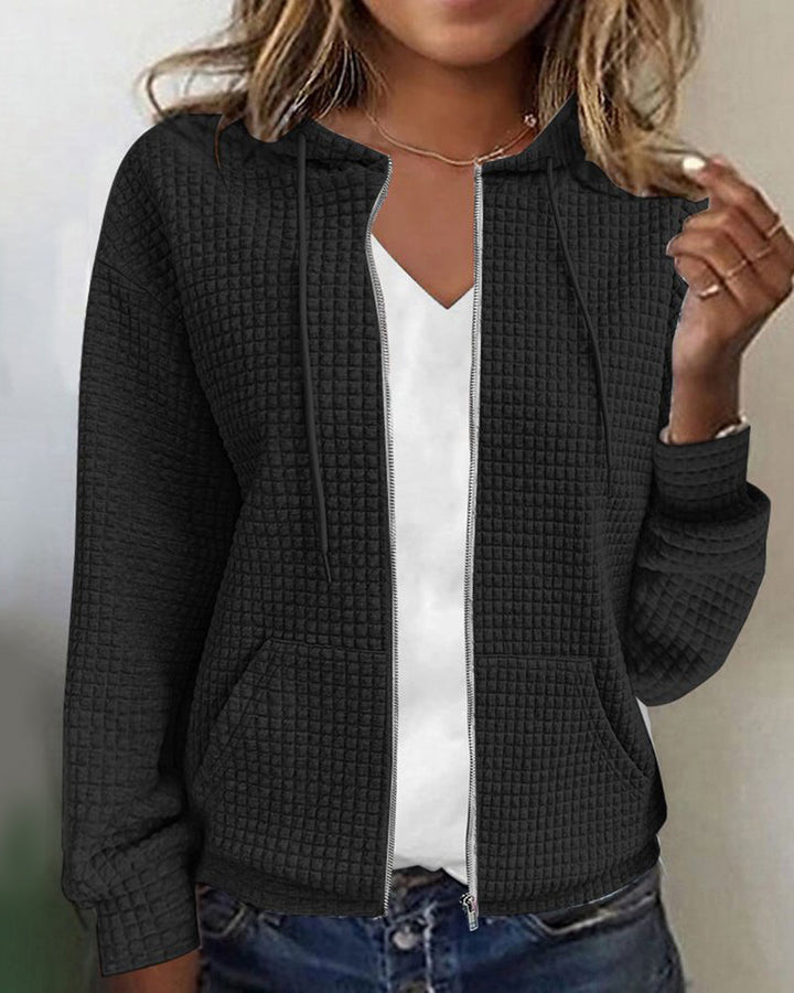 Veste Décontractée à Capuche  Style Moderne et Confort Absolu